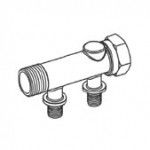 Коллектор TECE TECEflex 16 х 3/4 , 2 контура 712007