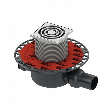 Трап дренажный TECE TECEdrainpoint S 120, горизонтальный с фланцем Seal System 3601200