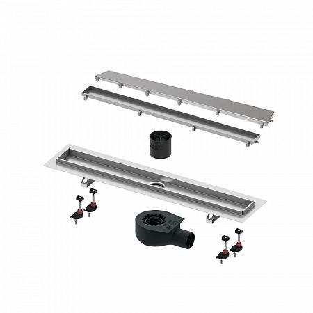 Комплект для монтажа дренажного канала TECE TECElinus, 700 мм, 2 в 1 (tile + steel) 15103079