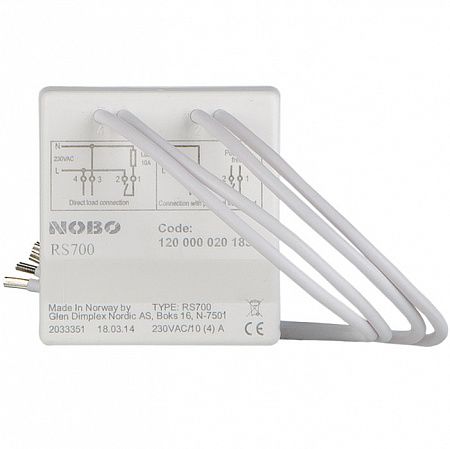 Скрытый 10-амперный приемник Nobo RS 700