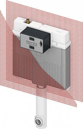 Застенный бачок TECE box Octa 2, с арматурной сеткой, для напольного унитаза 9370500