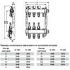 Коллектор TECE TECEfloor для поверхностного отопления 1 х 16 push-fit, 3 контура 77311103