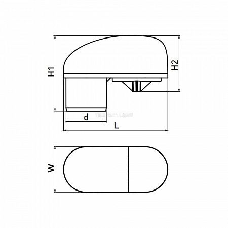 Вентиляционный клапан TECE DN50 Plus AAV50P