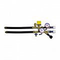 Смесительный узел с балансировочным клапаном и термоманометрами