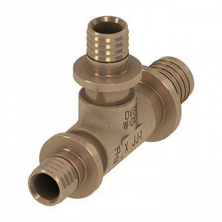 Тройник TECE TECEflex 90 гр. Редукционный, 50 х 20 х 50, бронза 710618