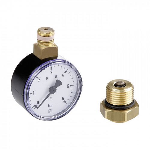 Манометр TECE для промышленного пластикового коллектора TECEfloor 77390130