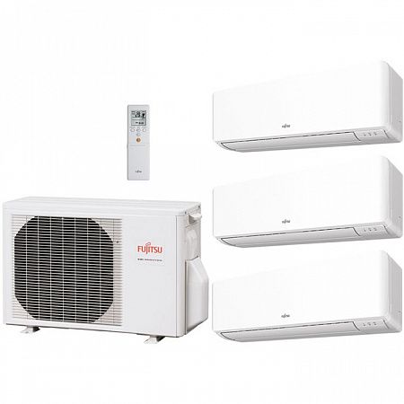 Мульти сплит система Fujitsu ASYG07KMCCx2 + ASYG12KMCC/ AOYG24KBTA3 (комплект)