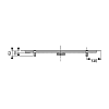 Канал дренажный TECE TECEdrainline для укладки натурального камня, 700 мм 650700