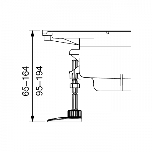 Комплект опор TECEdrainprofile 674000